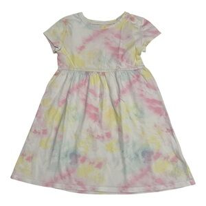 Old Navy Pastel Tie-Dye Short Sleeve Dress in Pink, Yellow, Blue